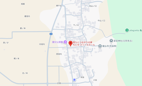 育ちとつながりの家ちとせの所在地