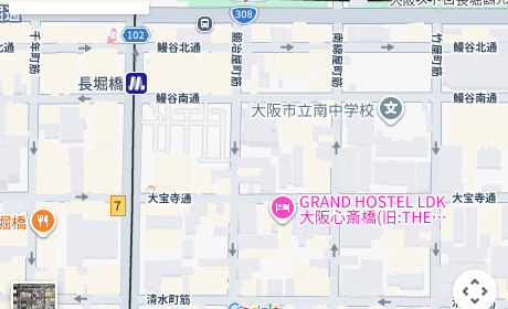 クラーク国際中等部 大阪 周辺地図