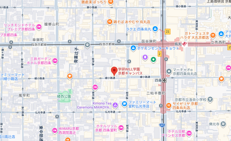 学研WILL学園 京都キャンパスの所在地