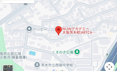 NIJINアカデミー 大阪平野校（大阪市平野区） 周辺地図