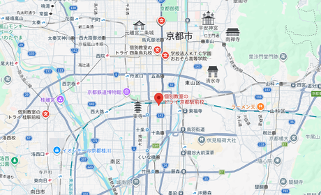トライ式中等部 京都駅前キャンパスの所在地
