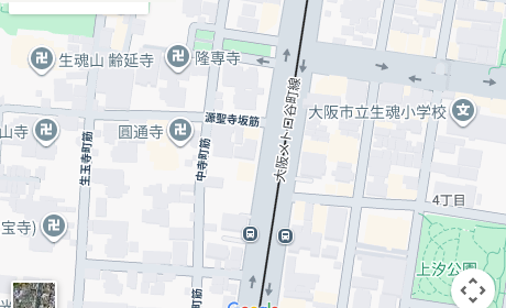 YMCA学院 中等部〜J-IVY〜（大阪市西区） 周辺地図