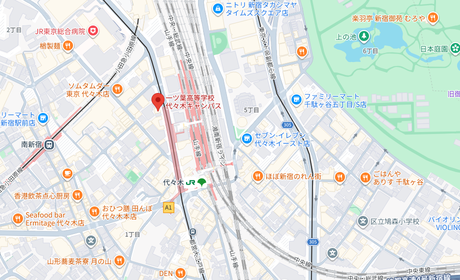 一ツ葉高等学校の地図（東京都）